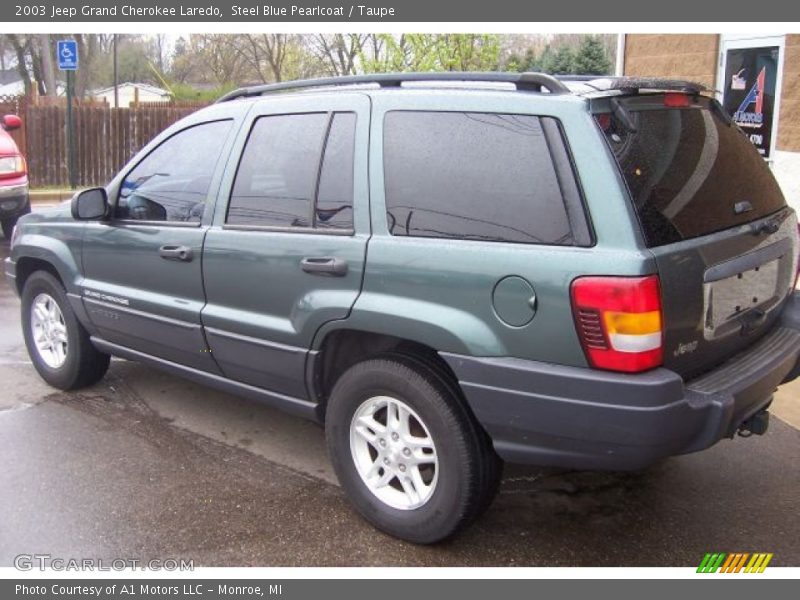 Steel Blue Pearlcoat / Taupe 2003 Jeep Grand Cherokee Laredo