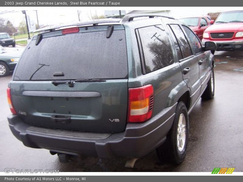 Steel Blue Pearlcoat / Taupe 2003 Jeep Grand Cherokee Laredo