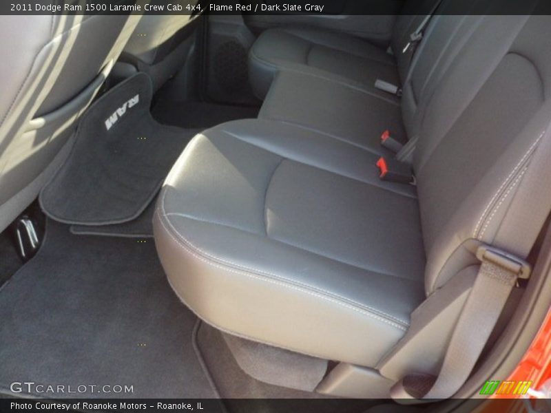 Flame Red / Dark Slate Gray 2011 Dodge Ram 1500 Laramie Crew Cab 4x4