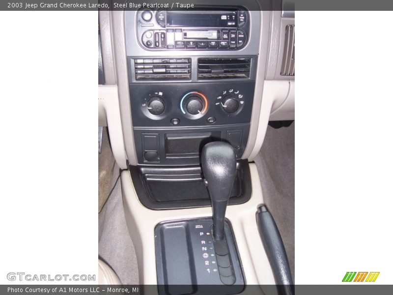 Steel Blue Pearlcoat / Taupe 2003 Jeep Grand Cherokee Laredo