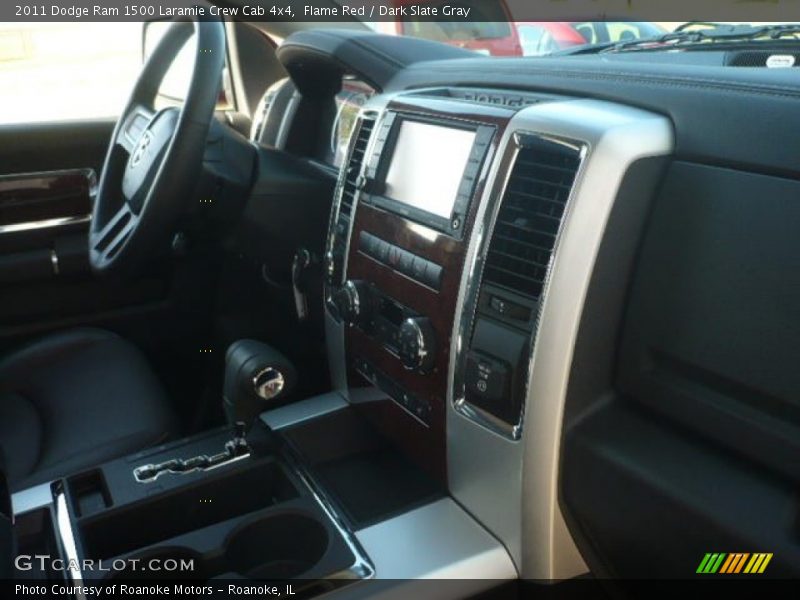 Flame Red / Dark Slate Gray 2011 Dodge Ram 1500 Laramie Crew Cab 4x4
