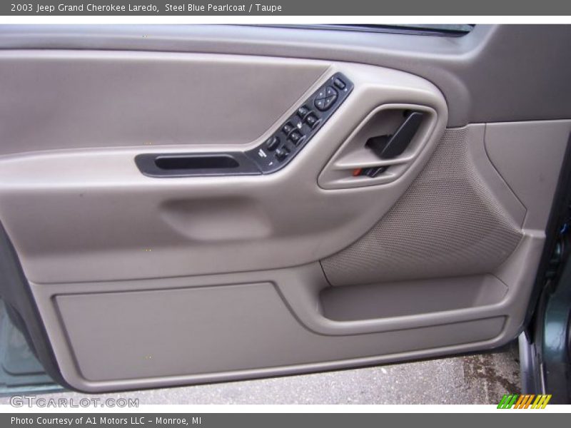Steel Blue Pearlcoat / Taupe 2003 Jeep Grand Cherokee Laredo