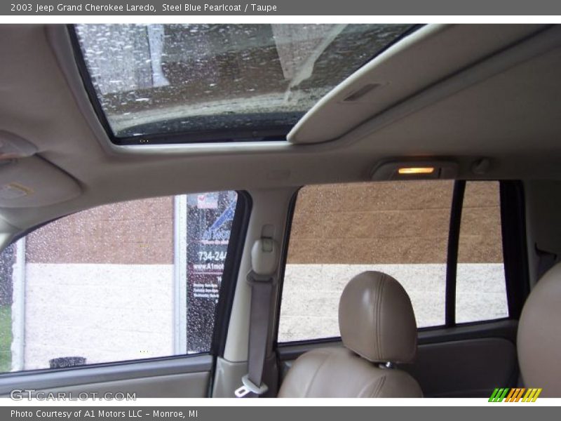 Steel Blue Pearlcoat / Taupe 2003 Jeep Grand Cherokee Laredo