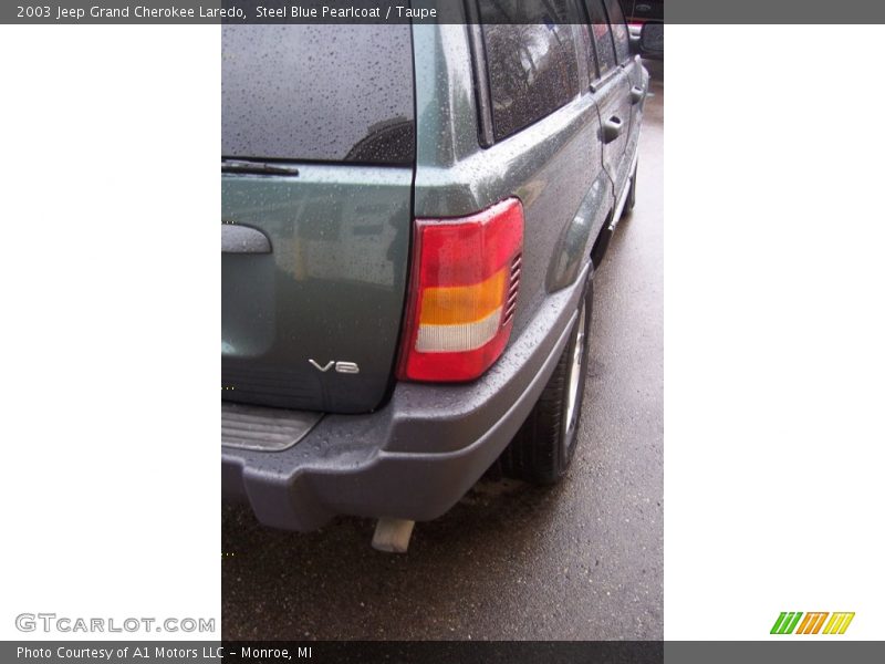 Steel Blue Pearlcoat / Taupe 2003 Jeep Grand Cherokee Laredo