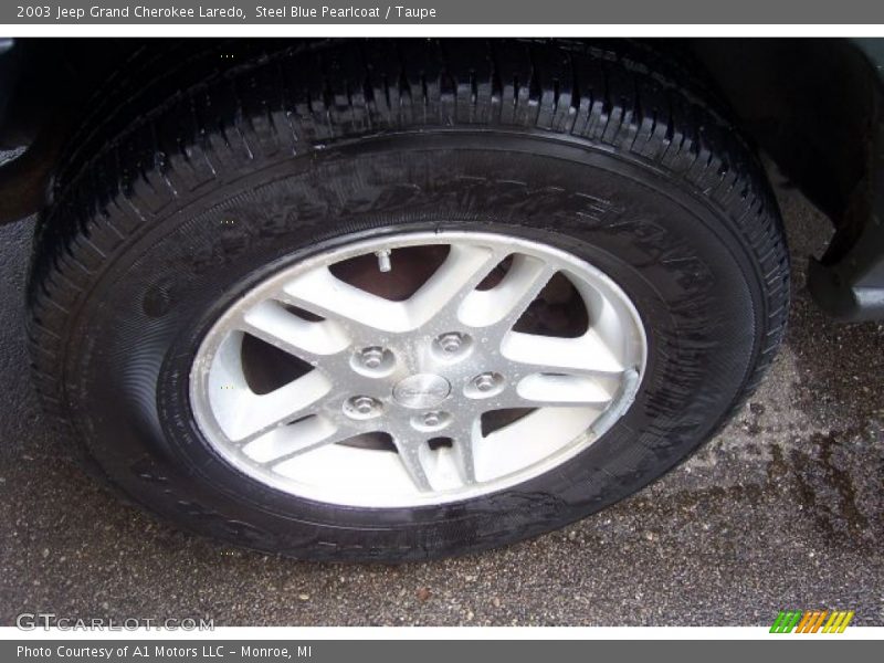 Steel Blue Pearlcoat / Taupe 2003 Jeep Grand Cherokee Laredo