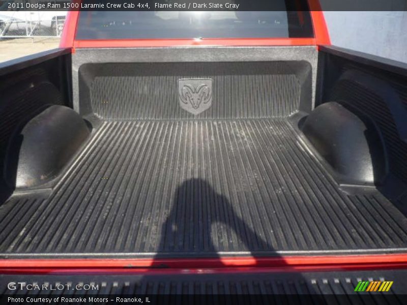 Flame Red / Dark Slate Gray 2011 Dodge Ram 1500 Laramie Crew Cab 4x4