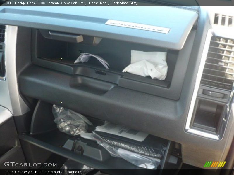 Flame Red / Dark Slate Gray 2011 Dodge Ram 1500 Laramie Crew Cab 4x4