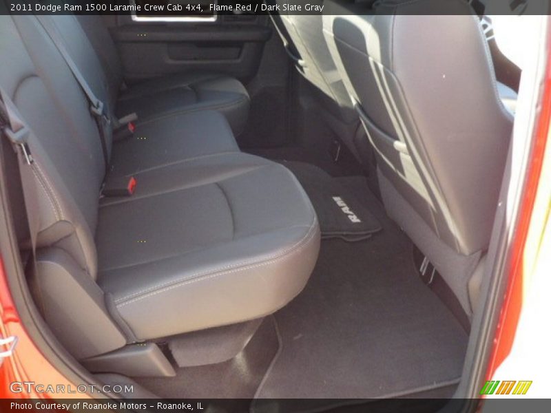 Flame Red / Dark Slate Gray 2011 Dodge Ram 1500 Laramie Crew Cab 4x4