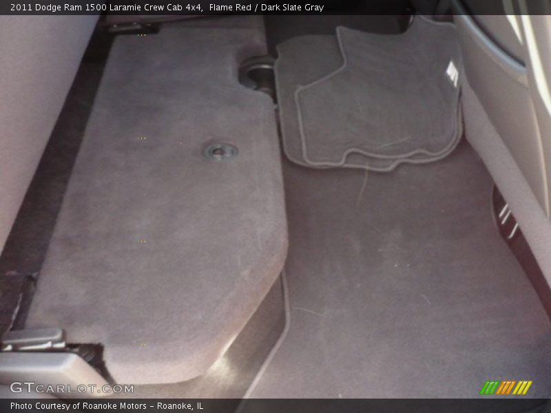 Flame Red / Dark Slate Gray 2011 Dodge Ram 1500 Laramie Crew Cab 4x4