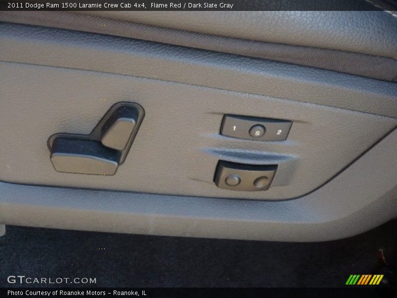 Flame Red / Dark Slate Gray 2011 Dodge Ram 1500 Laramie Crew Cab 4x4