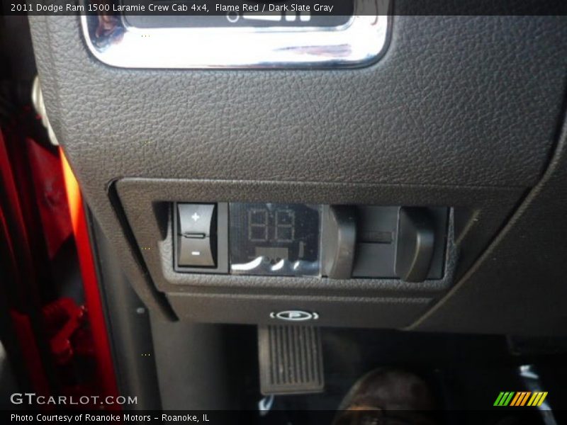 Flame Red / Dark Slate Gray 2011 Dodge Ram 1500 Laramie Crew Cab 4x4
