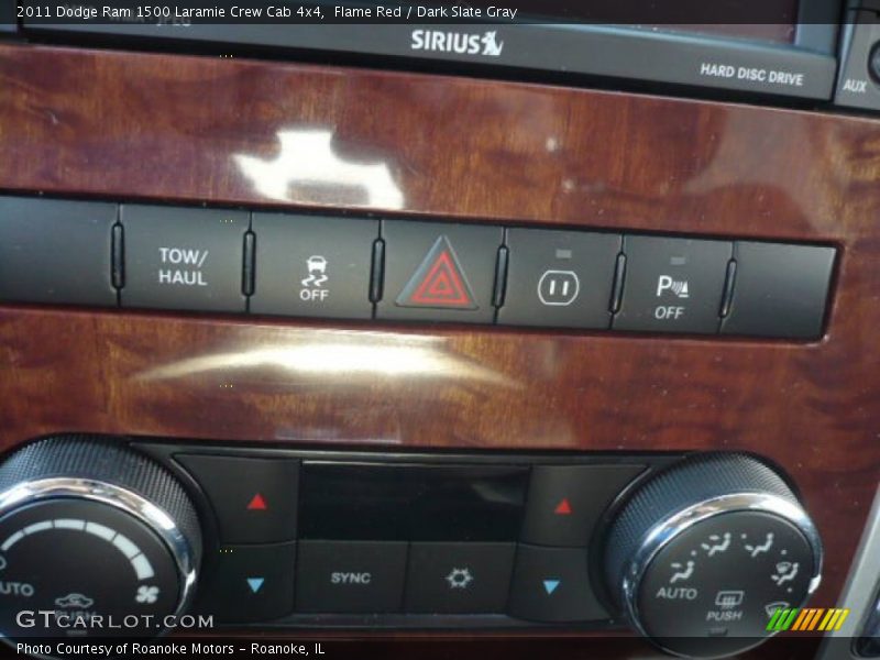Flame Red / Dark Slate Gray 2011 Dodge Ram 1500 Laramie Crew Cab 4x4