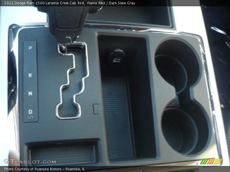 Flame Red / Dark Slate Gray 2011 Dodge Ram 1500 Laramie Crew Cab 4x4