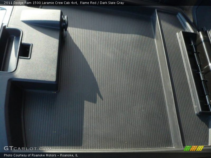 Flame Red / Dark Slate Gray 2011 Dodge Ram 1500 Laramie Crew Cab 4x4