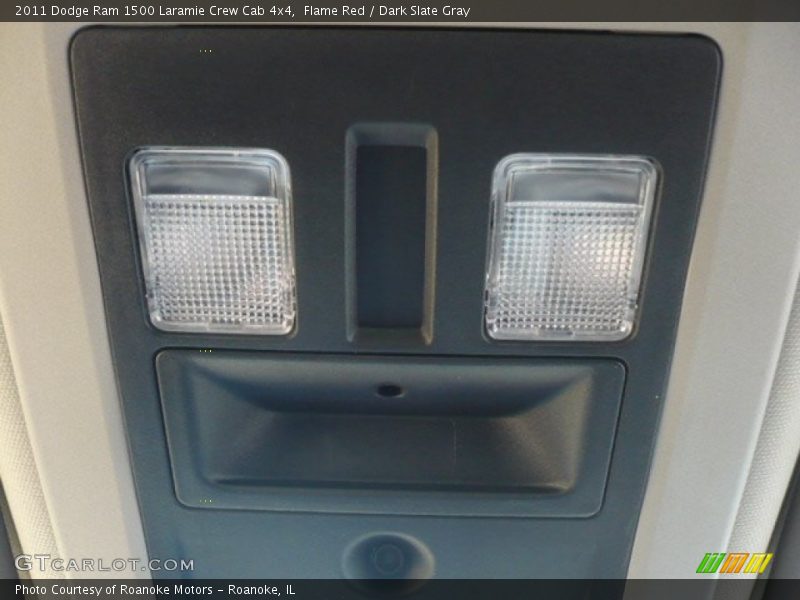 Flame Red / Dark Slate Gray 2011 Dodge Ram 1500 Laramie Crew Cab 4x4