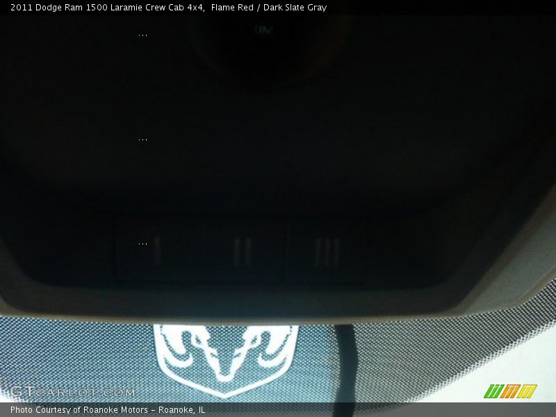 Flame Red / Dark Slate Gray 2011 Dodge Ram 1500 Laramie Crew Cab 4x4