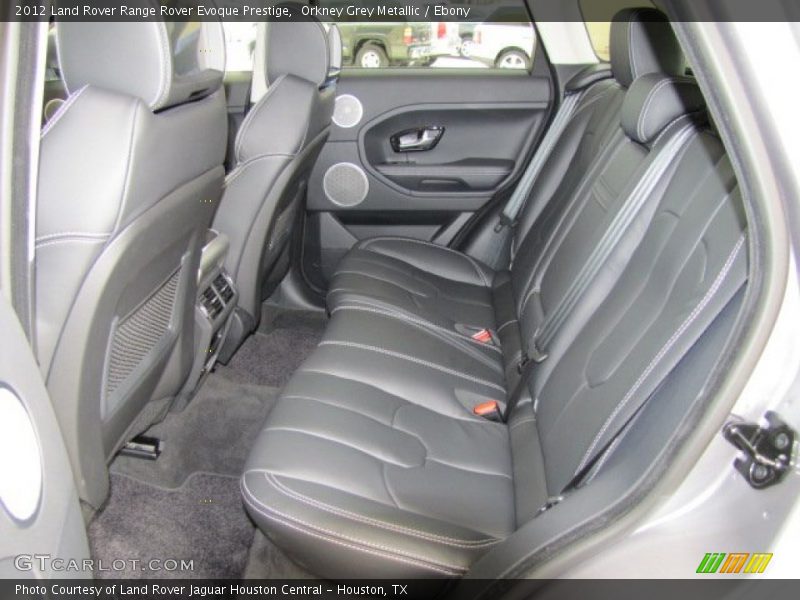  2012 Range Rover Evoque Prestige Ebony Interior