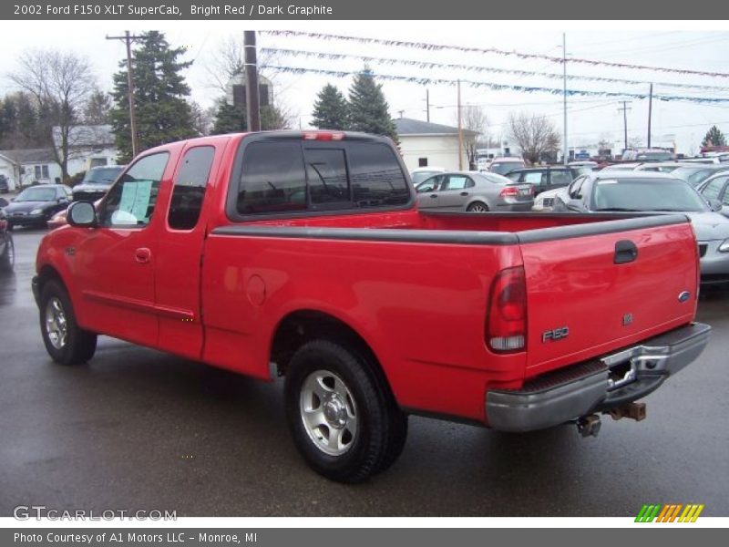 Bright Red / Dark Graphite 2002 Ford F150 XLT SuperCab