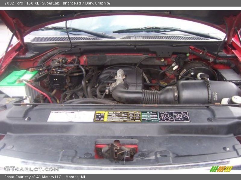 Bright Red / Dark Graphite 2002 Ford F150 XLT SuperCab