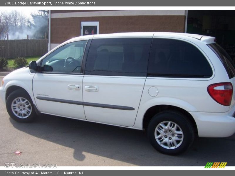 Stone White / Sandstone 2001 Dodge Caravan Sport