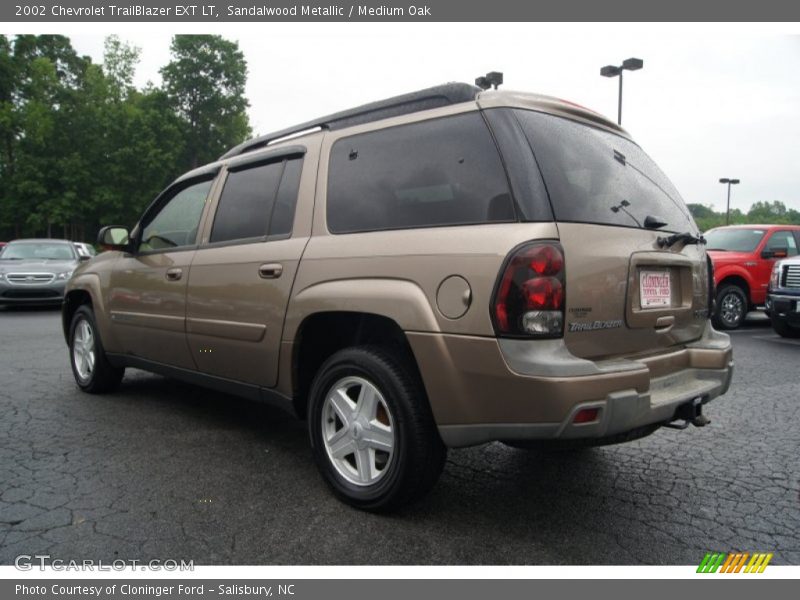Sandalwood Metallic / Medium Oak 2002 Chevrolet TrailBlazer EXT LT