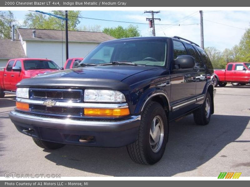 Indigo Blue Metallic / Medium Gray 2000 Chevrolet Blazer LT 4x4