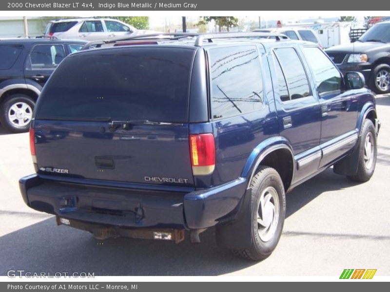 Indigo Blue Metallic / Medium Gray 2000 Chevrolet Blazer LT 4x4