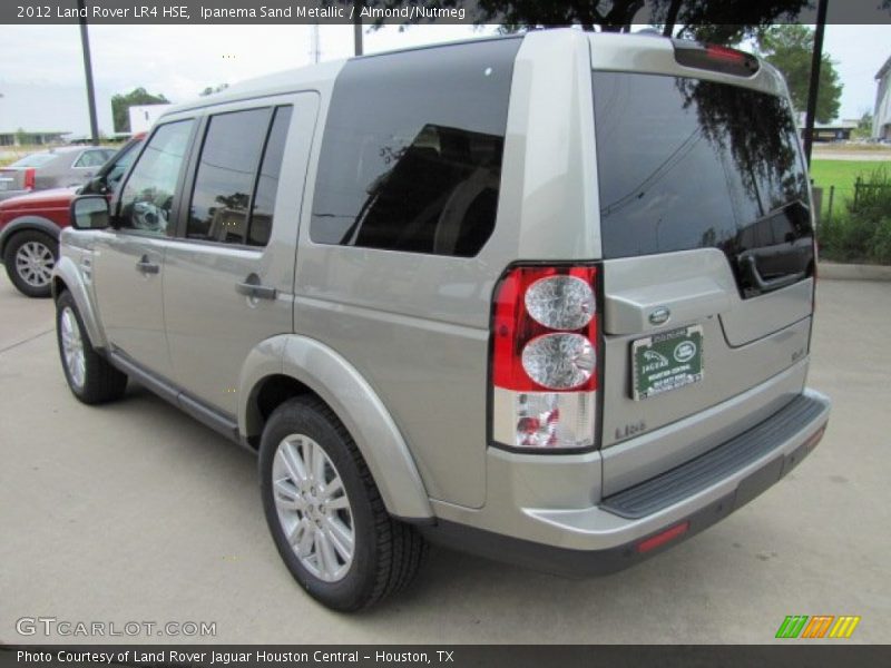 Ipanema Sand Metallic / Almond/Nutmeg 2012 Land Rover LR4 HSE