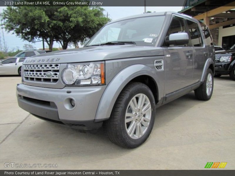 Orkney Grey Metallic / Ebony 2012 Land Rover LR4 HSE