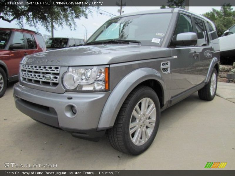 Orkney Grey Metallic / Ebony 2012 Land Rover LR4 HSE