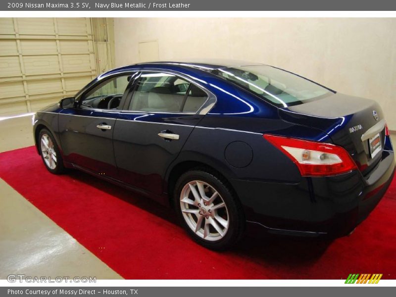 Navy Blue Metallic / Frost Leather 2009 Nissan Maxima 3.5 SV
