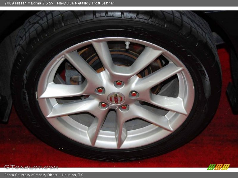 Navy Blue Metallic / Frost Leather 2009 Nissan Maxima 3.5 SV