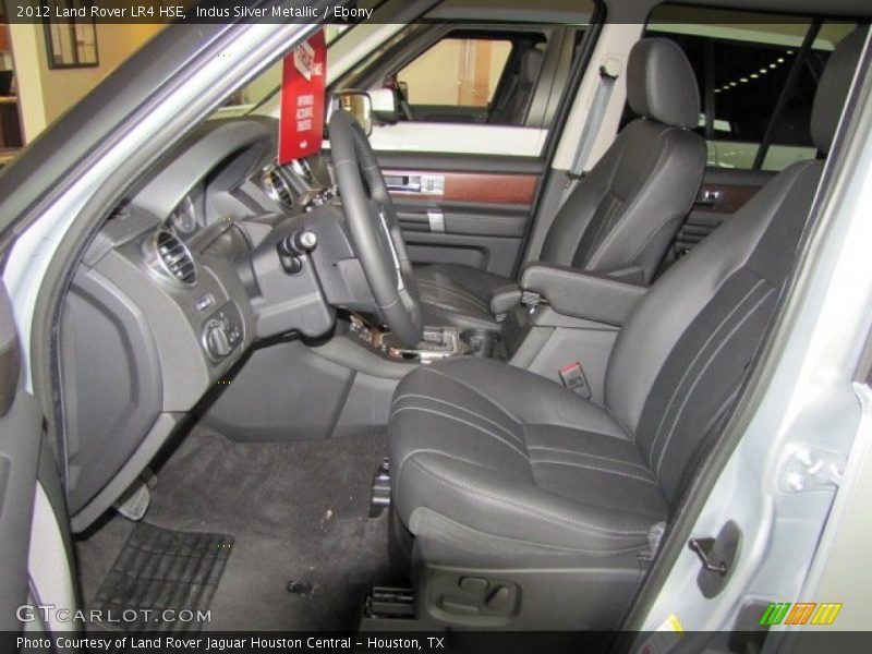 Indus Silver Metallic / Ebony 2012 Land Rover LR4 HSE