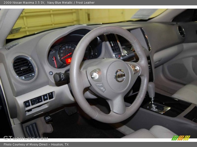 Navy Blue Metallic / Frost Leather 2009 Nissan Maxima 3.5 SV