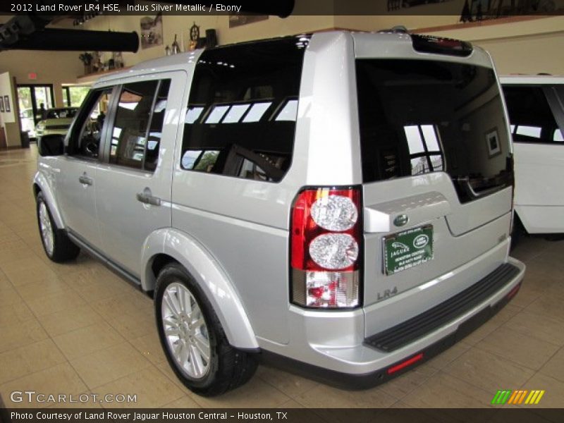 Indus Silver Metallic / Ebony 2012 Land Rover LR4 HSE