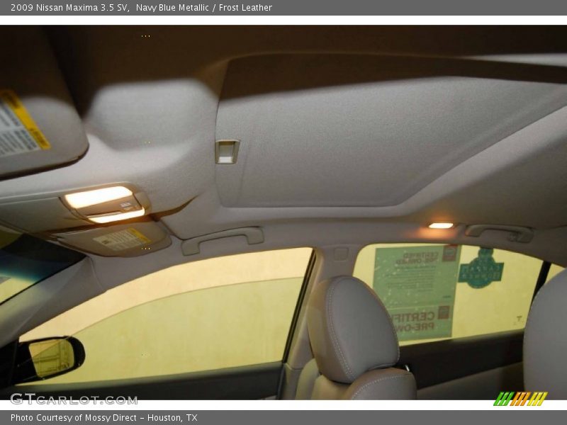 Navy Blue Metallic / Frost Leather 2009 Nissan Maxima 3.5 SV