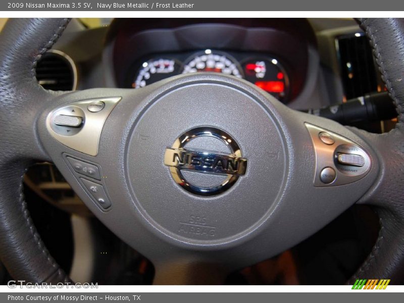 Navy Blue Metallic / Frost Leather 2009 Nissan Maxima 3.5 SV