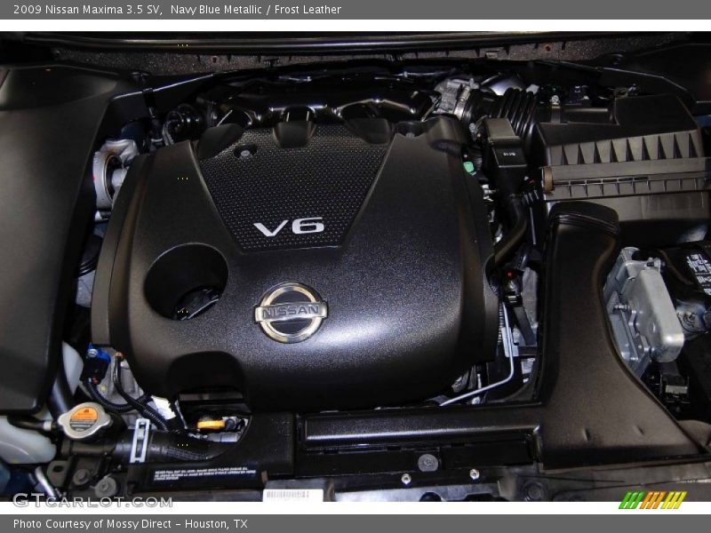 Navy Blue Metallic / Frost Leather 2009 Nissan Maxima 3.5 SV