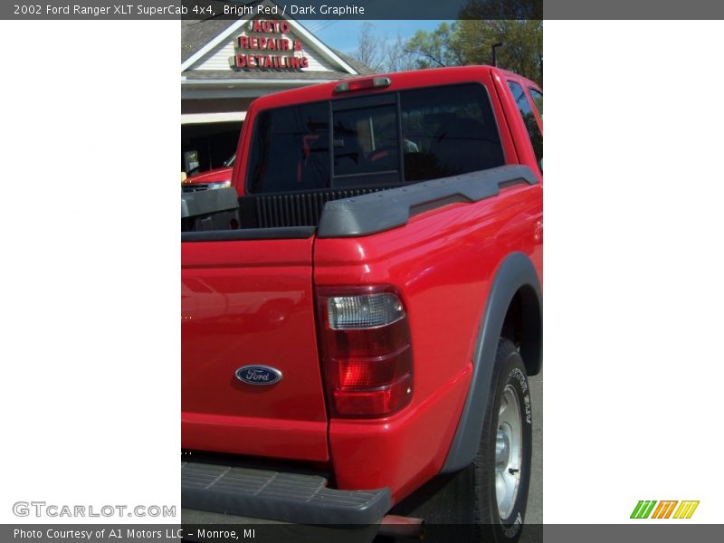 Bright Red / Dark Graphite 2002 Ford Ranger XLT SuperCab 4x4
