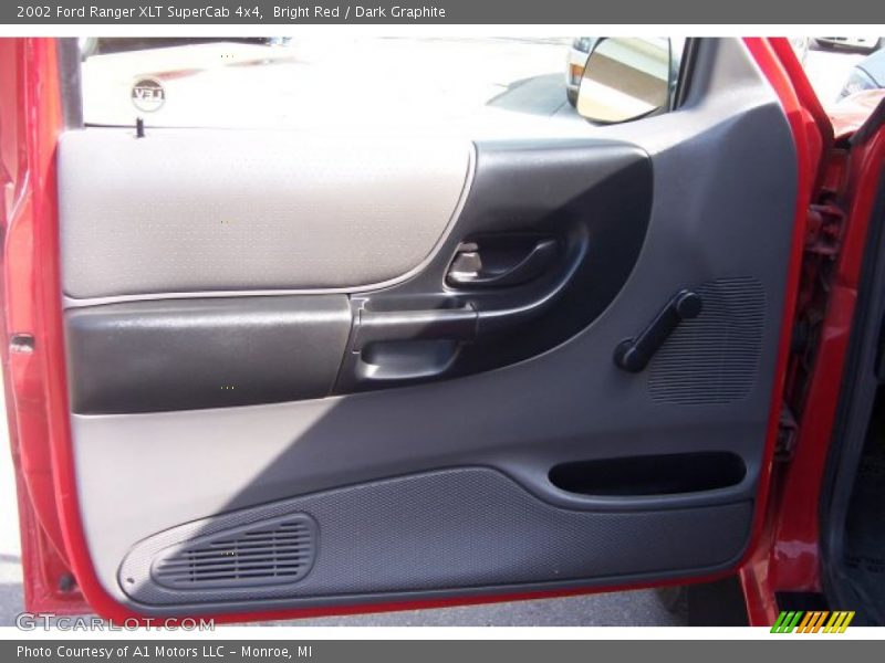 Bright Red / Dark Graphite 2002 Ford Ranger XLT SuperCab 4x4