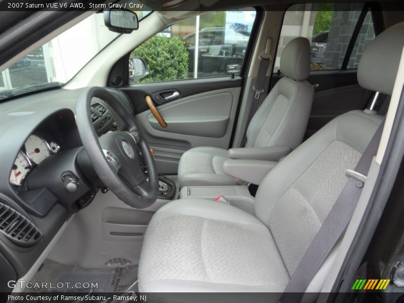Storm Gray / Gray 2007 Saturn VUE V6 AWD