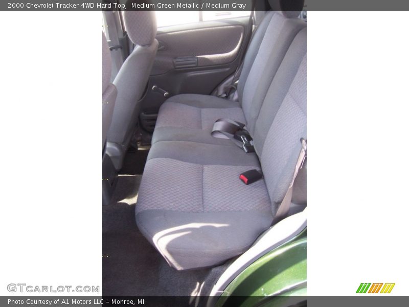Medium Green Metallic / Medium Gray 2000 Chevrolet Tracker 4WD Hard Top