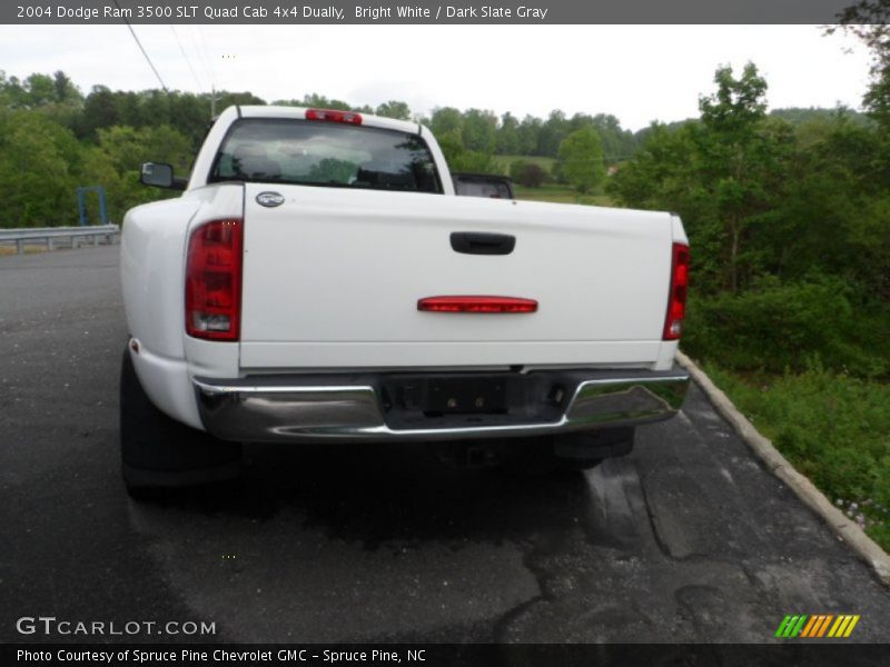 Bright White / Dark Slate Gray 2004 Dodge Ram 3500 SLT Quad Cab 4x4 Dually