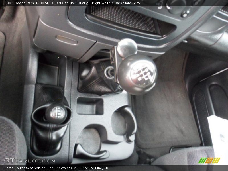 Bright White / Dark Slate Gray 2004 Dodge Ram 3500 SLT Quad Cab 4x4 Dually
