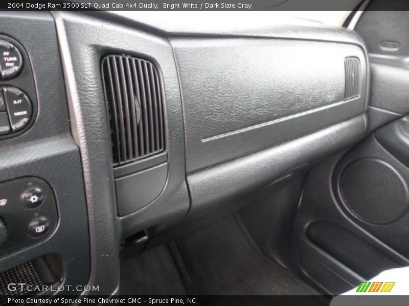 Bright White / Dark Slate Gray 2004 Dodge Ram 3500 SLT Quad Cab 4x4 Dually