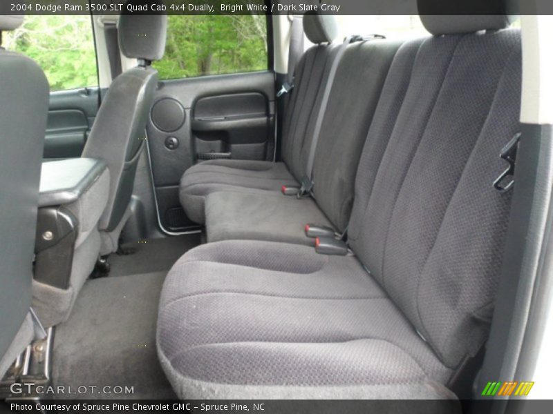 Bright White / Dark Slate Gray 2004 Dodge Ram 3500 SLT Quad Cab 4x4 Dually