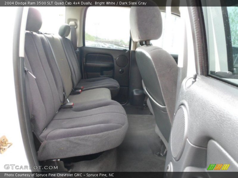 Bright White / Dark Slate Gray 2004 Dodge Ram 3500 SLT Quad Cab 4x4 Dually