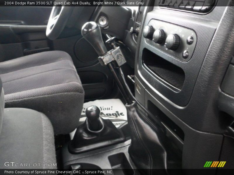 Bright White / Dark Slate Gray 2004 Dodge Ram 3500 SLT Quad Cab 4x4 Dually
