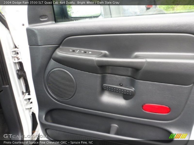 Bright White / Dark Slate Gray 2004 Dodge Ram 3500 SLT Quad Cab 4x4 Dually
