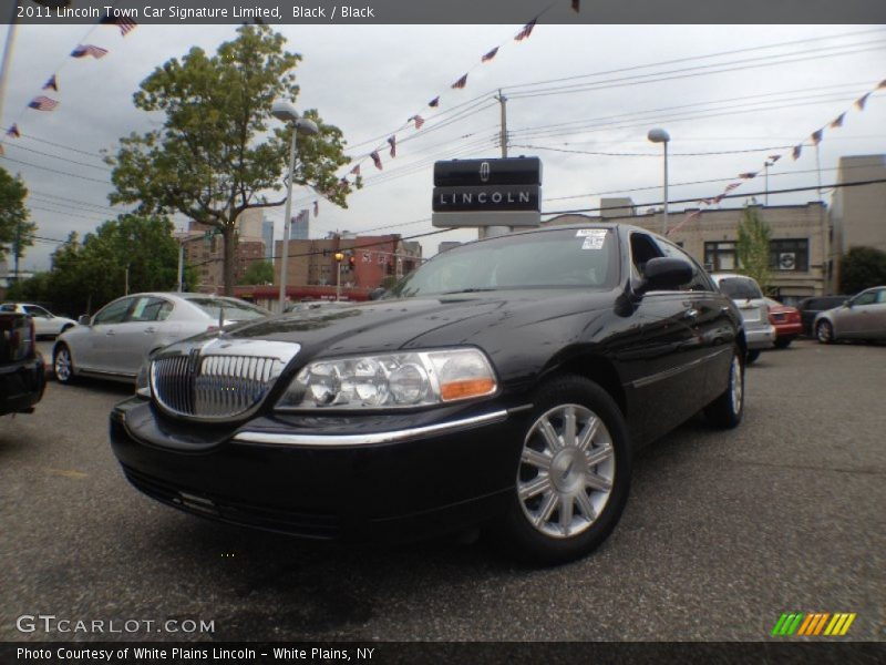 Black / Black 2011 Lincoln Town Car Signature Limited